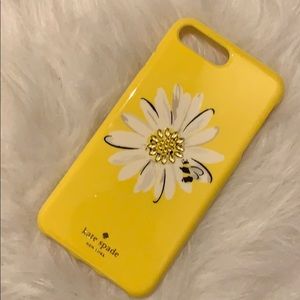 Yellow Kate Spade iPhone 7 Plus case